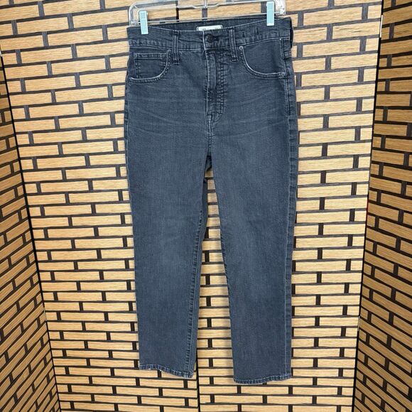 Madewell Black Perfect Vintage Crop Jeans Size 27‎ - Picture 1 of 9